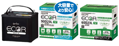 ECO.R 大容量でより安心！