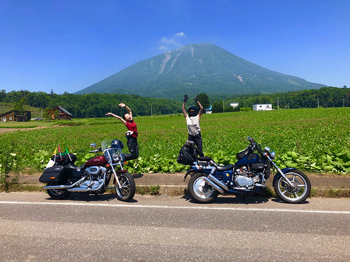 美人揃い！母と娘と羊蹄山